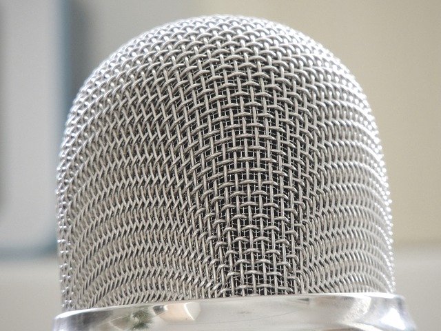 Microphone for voice over